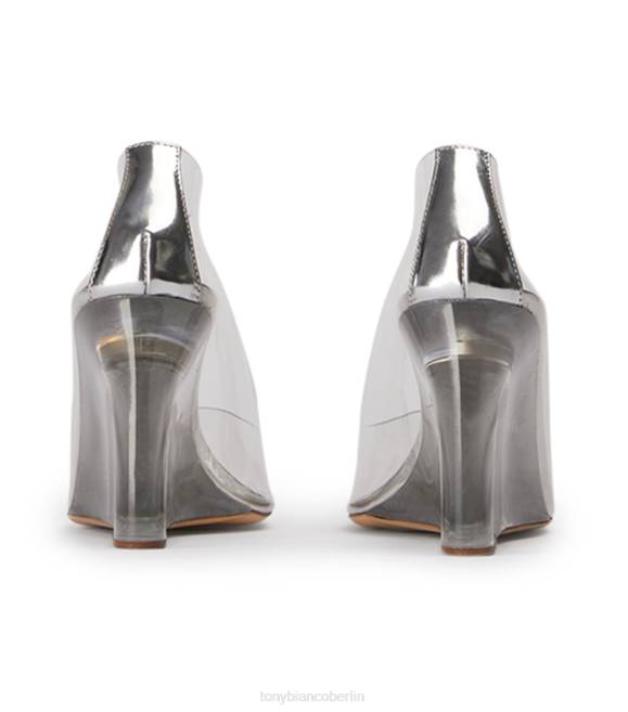 Pumps | de Tony Bianco Frauen Dolly-Heels klares Vinylit/Silber 4624334